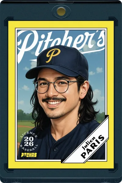 Carte PTCHRS de Julien Paris — Pitcher's Pineuilh, Saison 2026